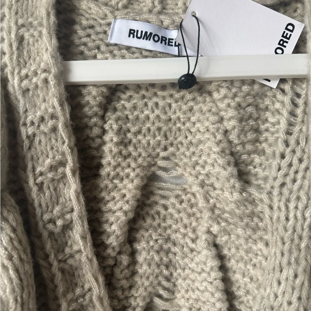 Rumored NWT Mimi Knit Cardigan - Picture 7 of 8